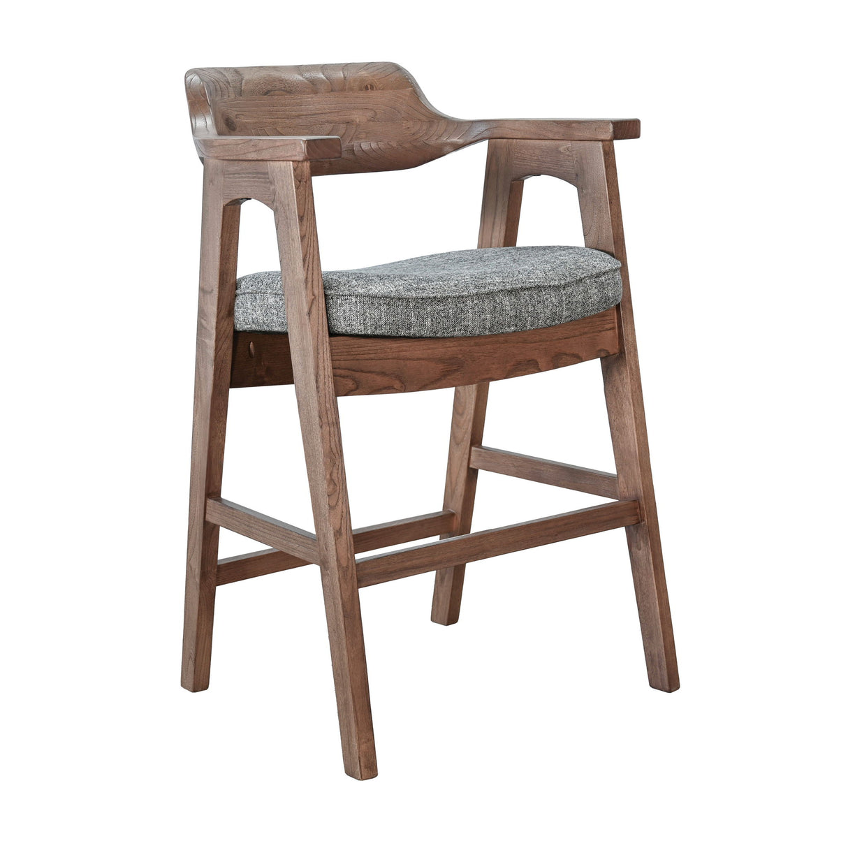 Wren - Cushioned Counter Stool (Set of 2) - Cinder