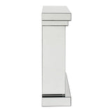 Noralie - 42" Fireplace - Mirrored & Faux Diamonds
