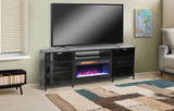 Napa 4 Doors Console With Fireplace Insert Option