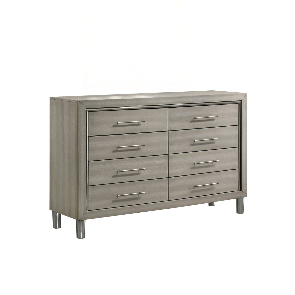 Lennox - 8 Drawer Dresser - Gray