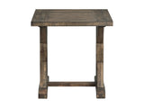 Finn - 3 Piece Accent Trestle Table Set-Coffee Table & Two End Tables - Dark Walnut