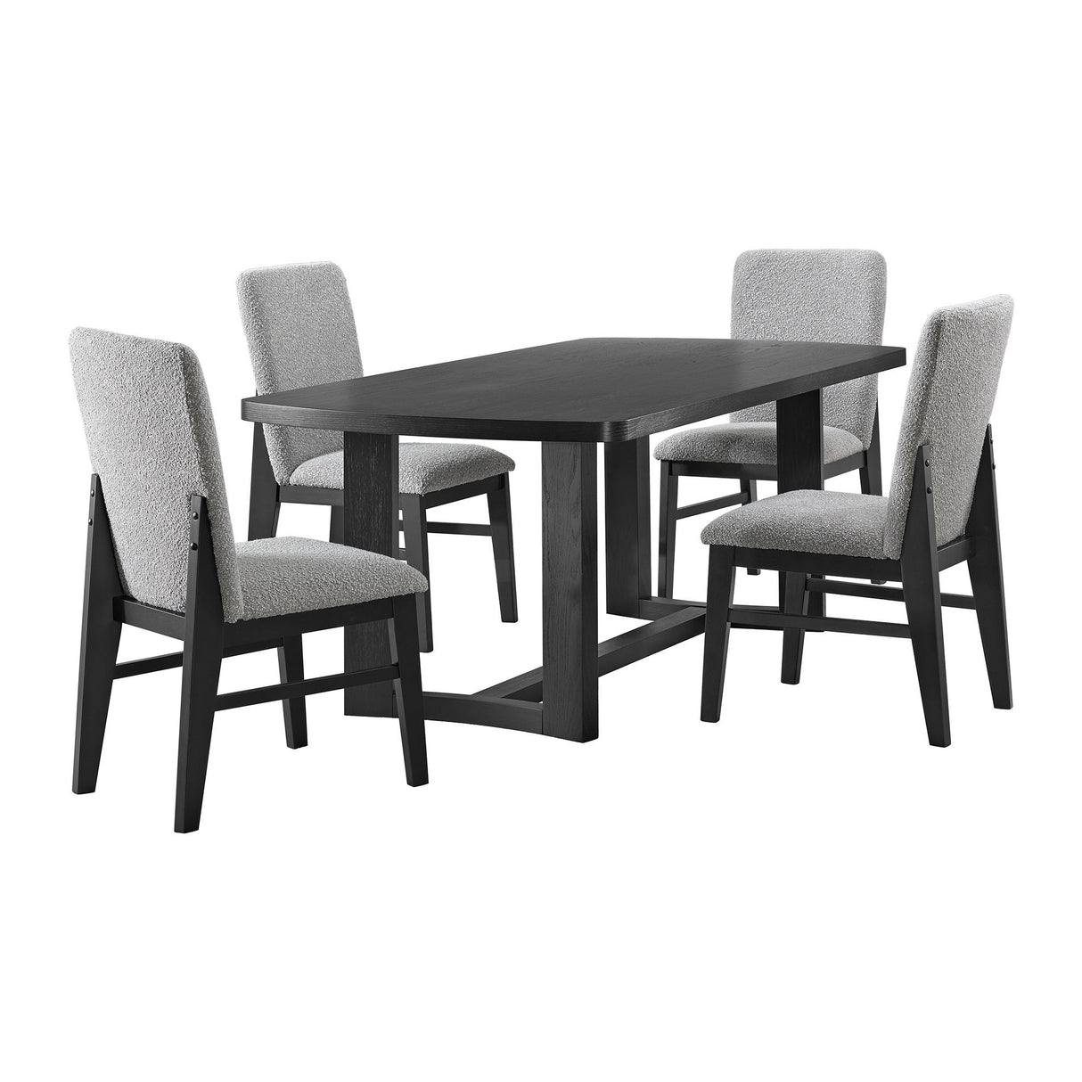 Portland - Juego de comedor rectangular