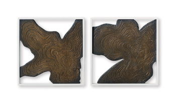 Landley - Wall Decor Set (Set of 2) - Brown / White