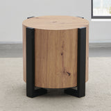 Darcie - Faux Wood Round Table