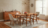Moderno Americano - Mesa de Comedor de Madera