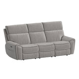 Jackpot - P1 Sofa With Heat Massage - Explore Light Gray