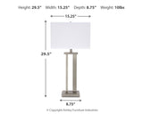 Aniela - Metal Table Lamp Set