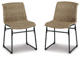 Amaris - Chair (Set of 2) - Brown / Black
