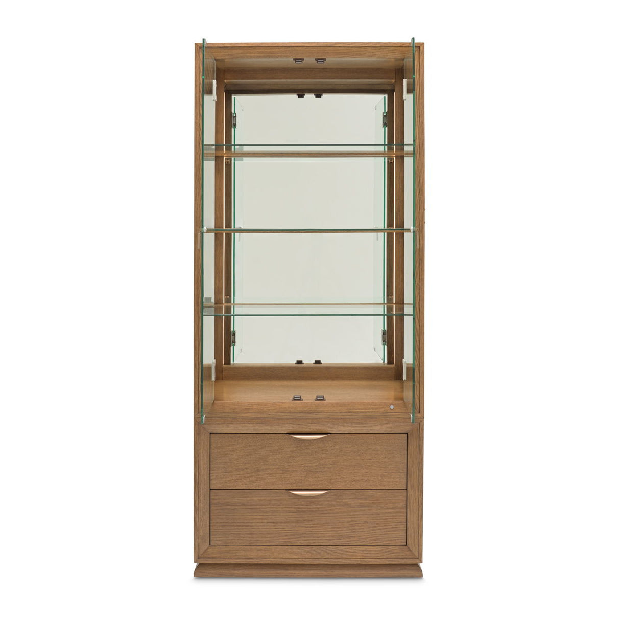 Portrait - Display Cabinet - Sienna Brown