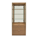 Portrait - Display Cabinet - Sienna Brown