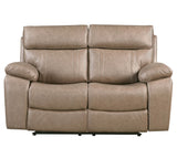 Theon - Sofá de dos plazas reclinable - Stokes Toffee