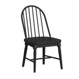 Heritage & Home - Windsor Side Chair (Set of 2) - Black