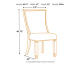 Bolanburg - Brown / Beige - Dining UPH Side Chair (Set of 2) - Lattice Back