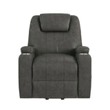 Kenmore - Sillón Elevador P1 con Masaje Térmico - Gris Oscuro Simba