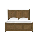 Heritage & Home - King Sleigh Bed - Oak Brown
