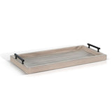 Tessa - Rectangular Wood Dining Table Tray