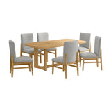 Portland - Juego de comedor rectangular