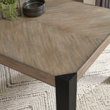 Cedar Fork - 78" Dining Rectangular Dining Table - Smoked Arabica