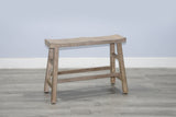 Marina - Bench With Wood Seat