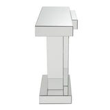 Nysa - 32"H Console Table - Mirrored & Faux Crystals