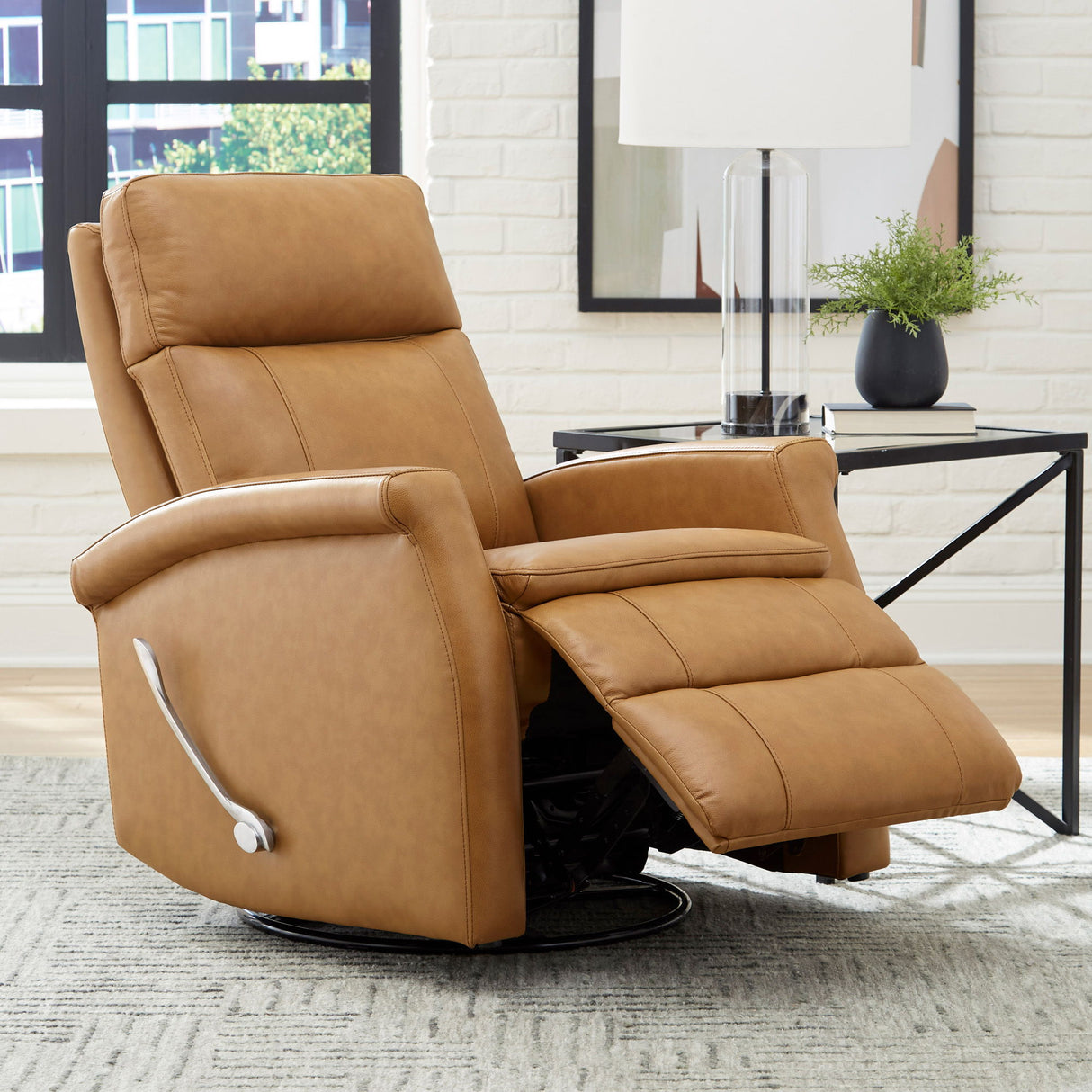 Bristol - Sillón reclinable giratorio y deslizante (Juego de 2)