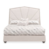 Fantosini - King Tufted Panel Bed - Silver Mist