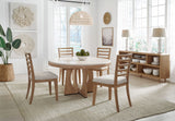 Escape - 72" Open Multi - Purpose Console - Glazed Natural Oak