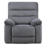 Cozy - Manual Recliner - Gray