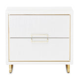 Palm Gate - Nightstand - Cloud White