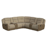 Hornet - 3 Piece Motion Sectional Set With Console