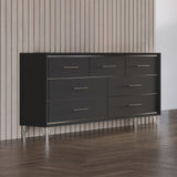 Ava - 7 Drawer Dresser - Ebony