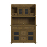 Heritage & Home - Buffet And Hutch - Oak Brown