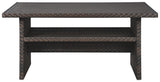 Easy Isle - Dark Brown / Beige - RECT Multi-Use Table