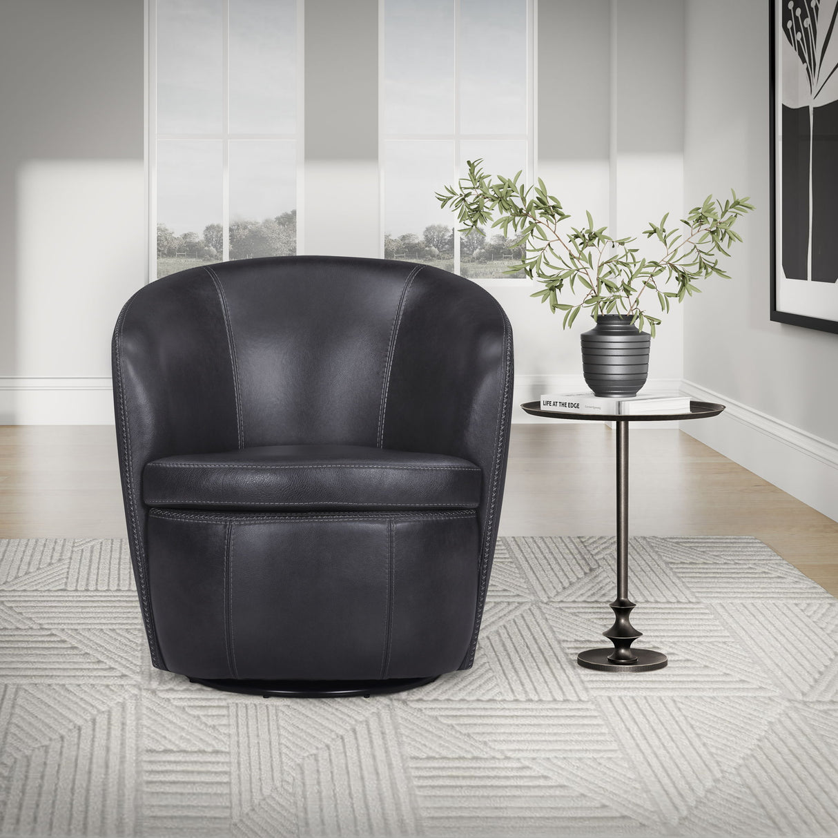 Barolo - Sillón giratorio Club