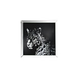 Nevina - Arte de pared - Leopardo de cristal de imitación y espejo