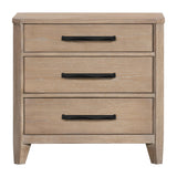 Breckenridge - 3 Drawer Nightstand With USB/C Port - Brown