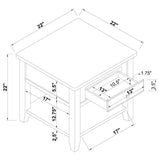 Bradford - 1-Drawer Wood Table