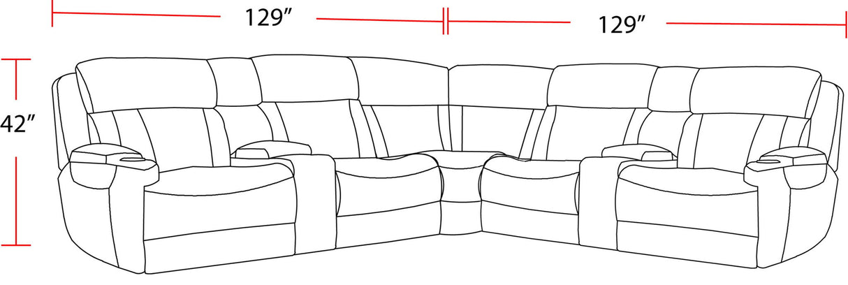 Empire - Modular Power Reclining Sectional