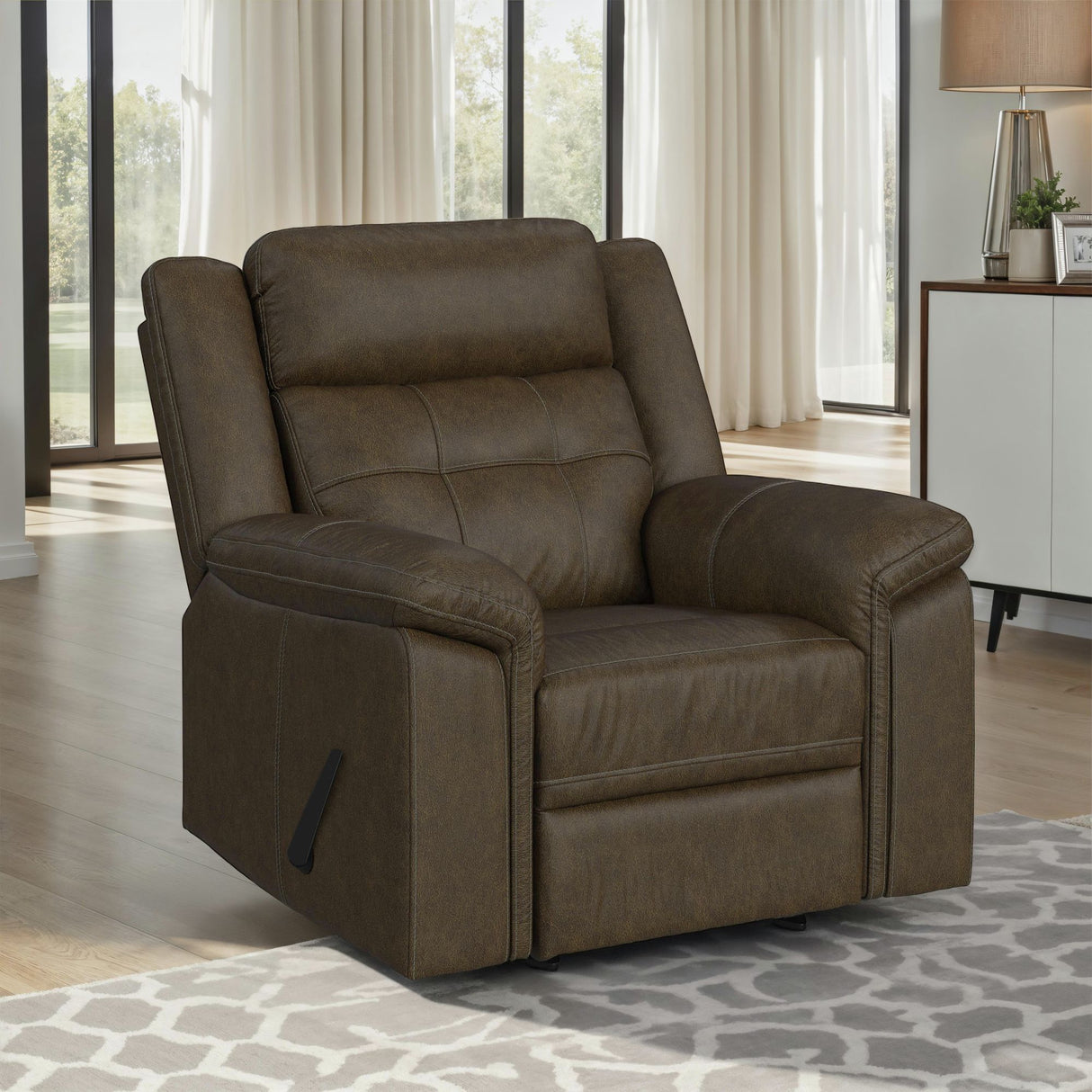 Épica - Sillón reclinable Rocker - Castaño Vid