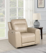 Doncella - Dual Power Reclining Chair - Sand