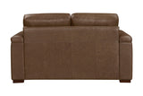 Garrison - Stationary Loveseat - Renaissance Tobacco