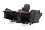 Maveric - Power Zero Gravity Console Loveseat P3 - Bette Coffee