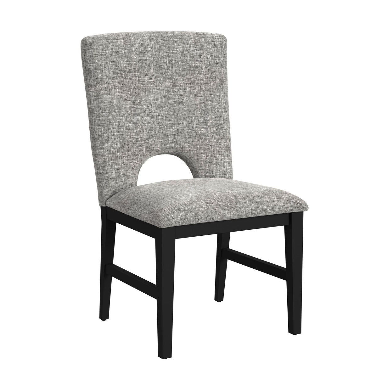 Oregon - Juego de comedor de altura estándar de 5 piezas (mesa redonda y cuatro sillas)