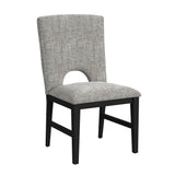 Oregon - Juego de comedor de altura estándar de 5 piezas (mesa redonda y cuatro sillas)