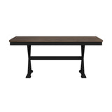 Tulane - 6 Piece Dining Set With Table, 4 Chairs, And Bench - Oak And Black