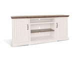 Pasadena - TV Console With Fireplace Option - White