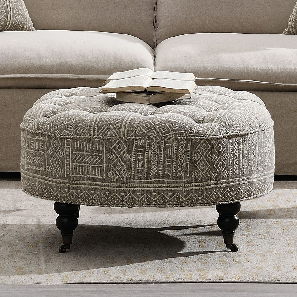 Upendo - Otomana con ruedas - Beige