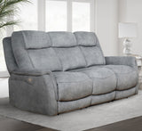Sofá reclinable eléctrico Linus - Zero Gravity - Hudson Gray