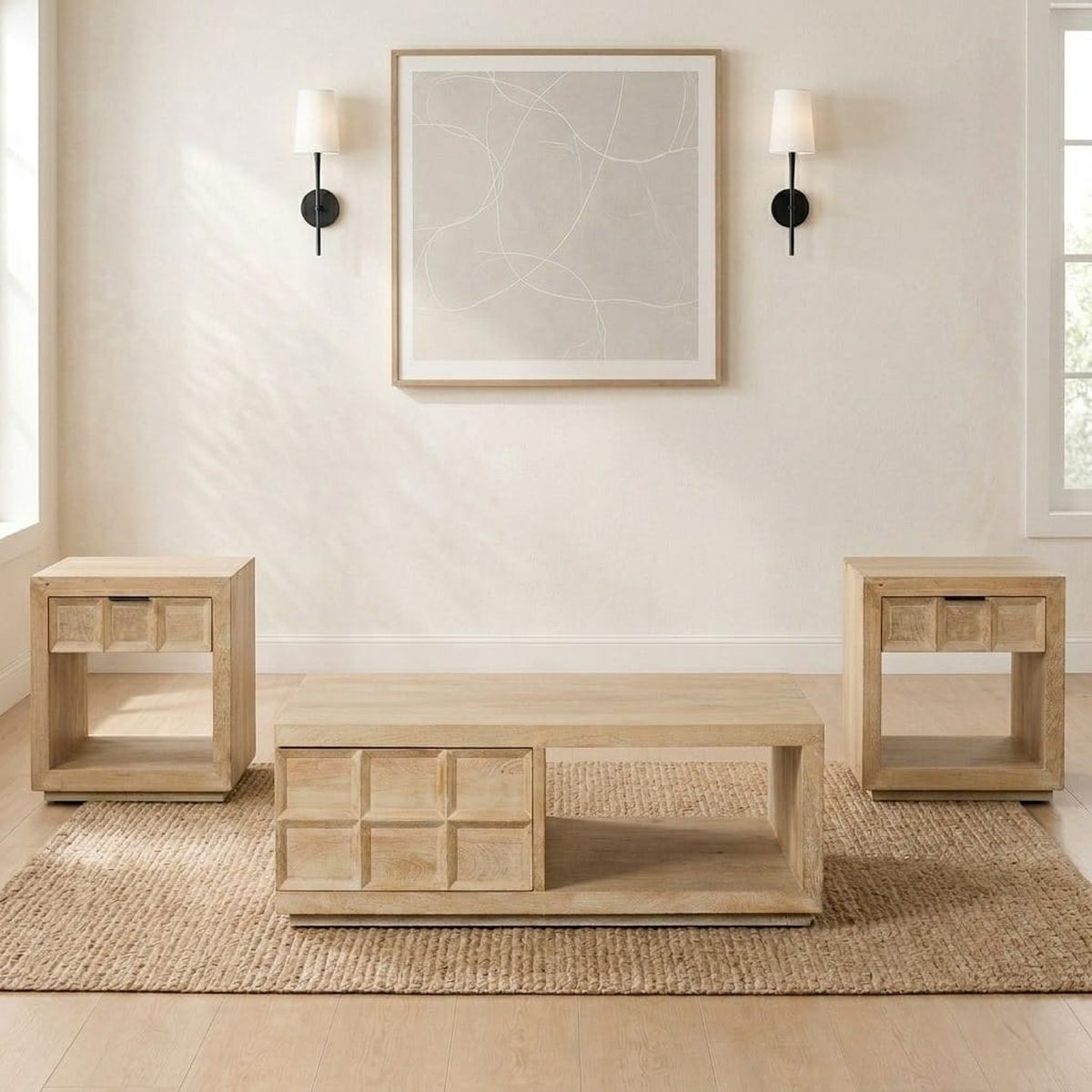 Laguna - Juego de Mesa Rectangular
