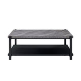 Linea - 3 Piece Occasional Set (1 Coffee & 2 End Tables) - Dark Gray